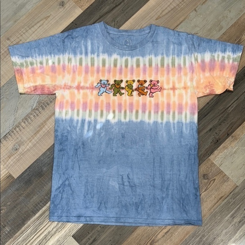 Grateful Dead dancing bear Tie-Dye tshirt